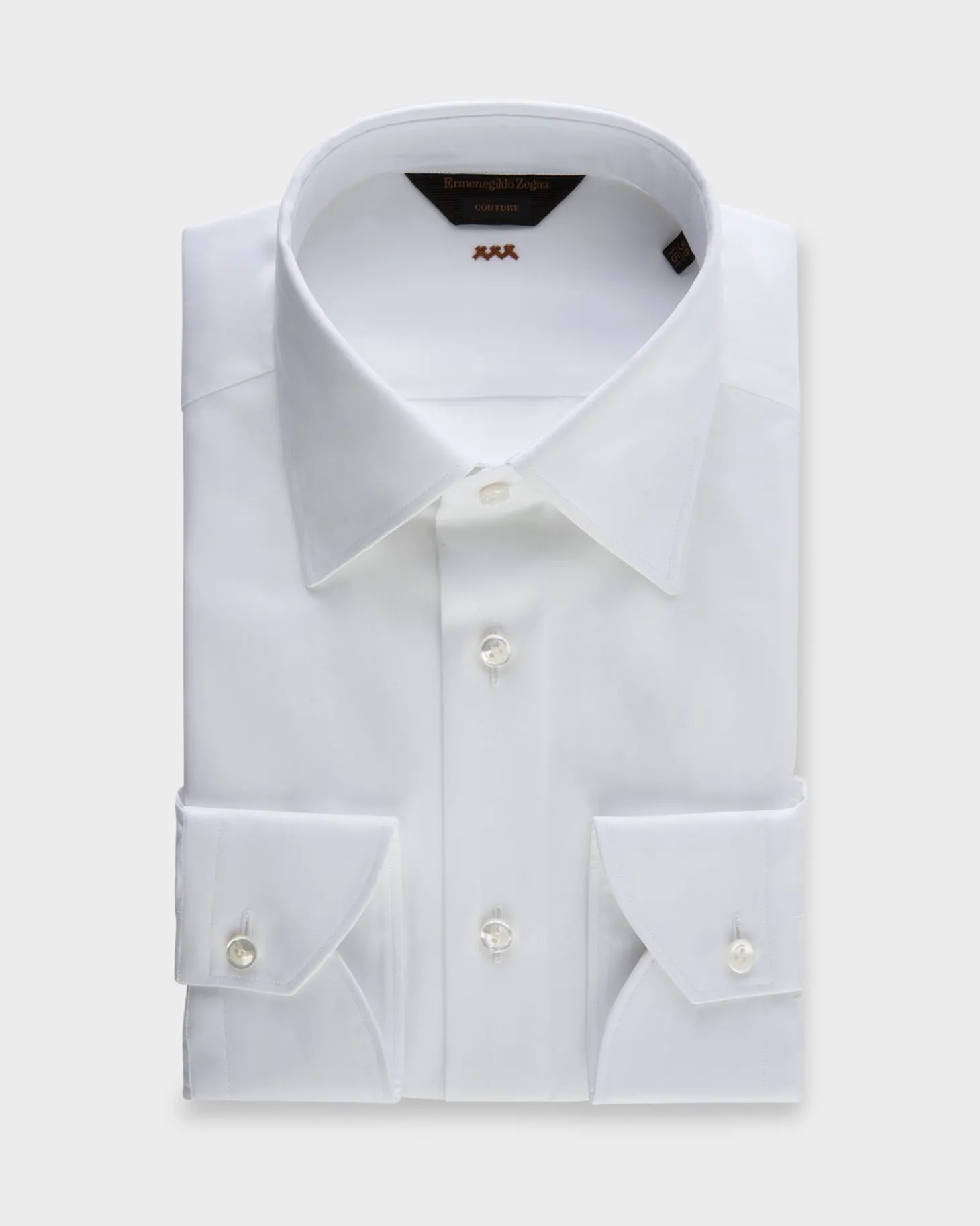 White Couture Sea Island Cotton Shirt