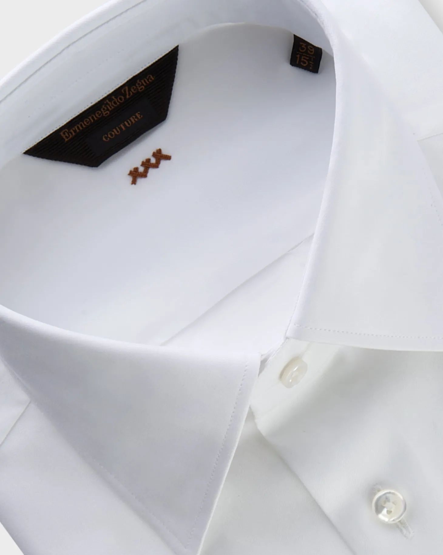 White Couture Sea Island Cotton Shirt