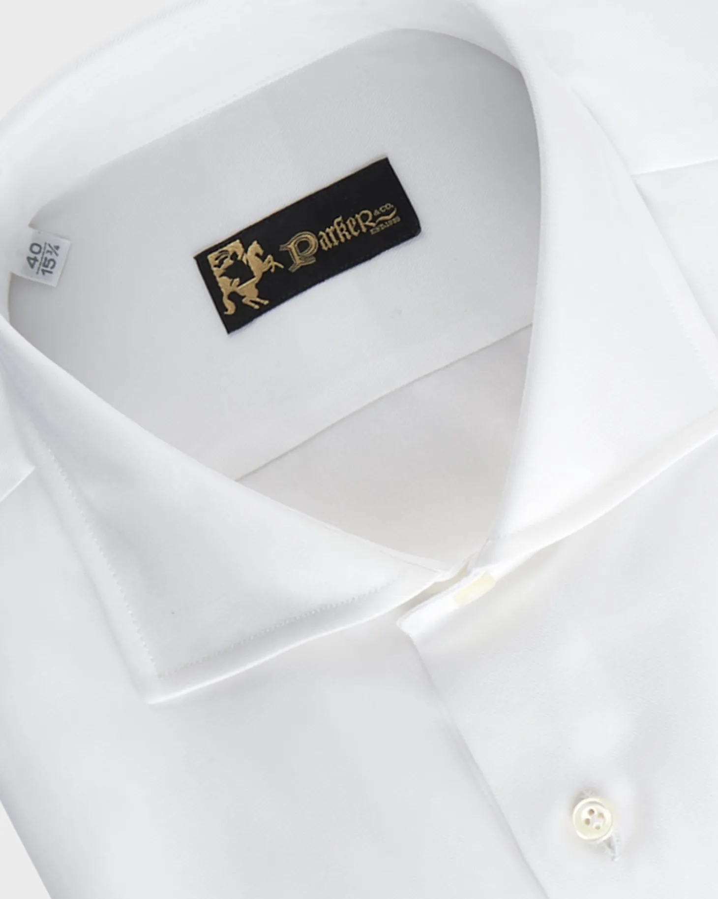 White Fine Cotton Twill Shirt