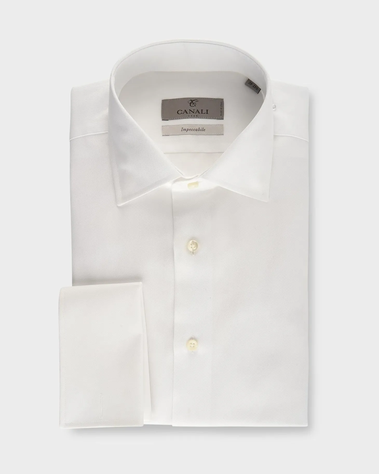 White French Cuff Cotton Shirt