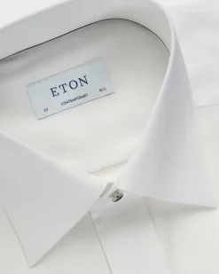 White Honeycomb Dinner Shirt