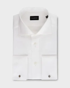 White Milano French Cuff Shirt