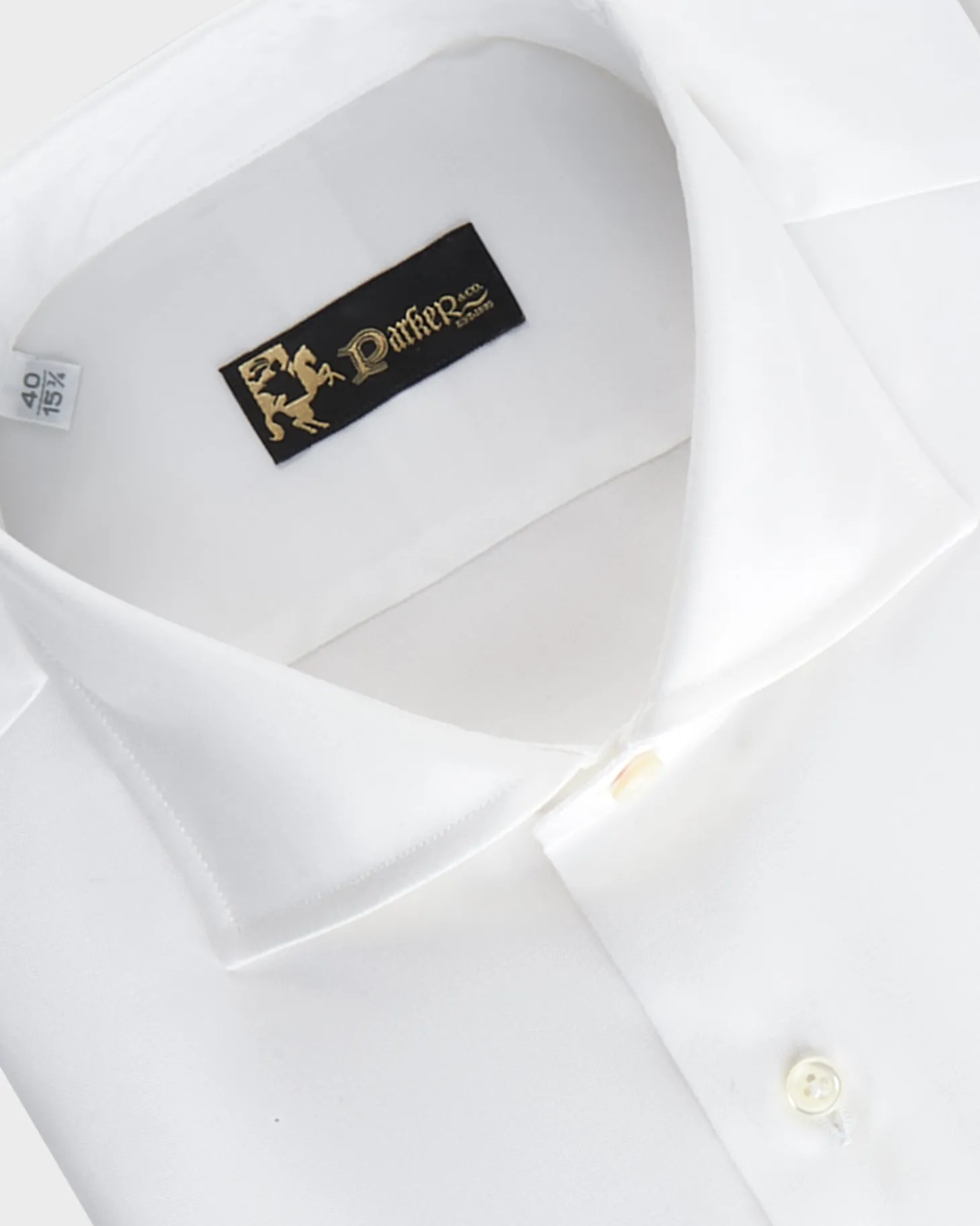 White Superfine Oxford Weave Cotton Shirt