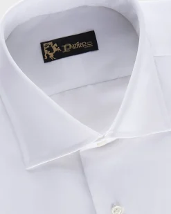 White Tailored Cotton Shirt