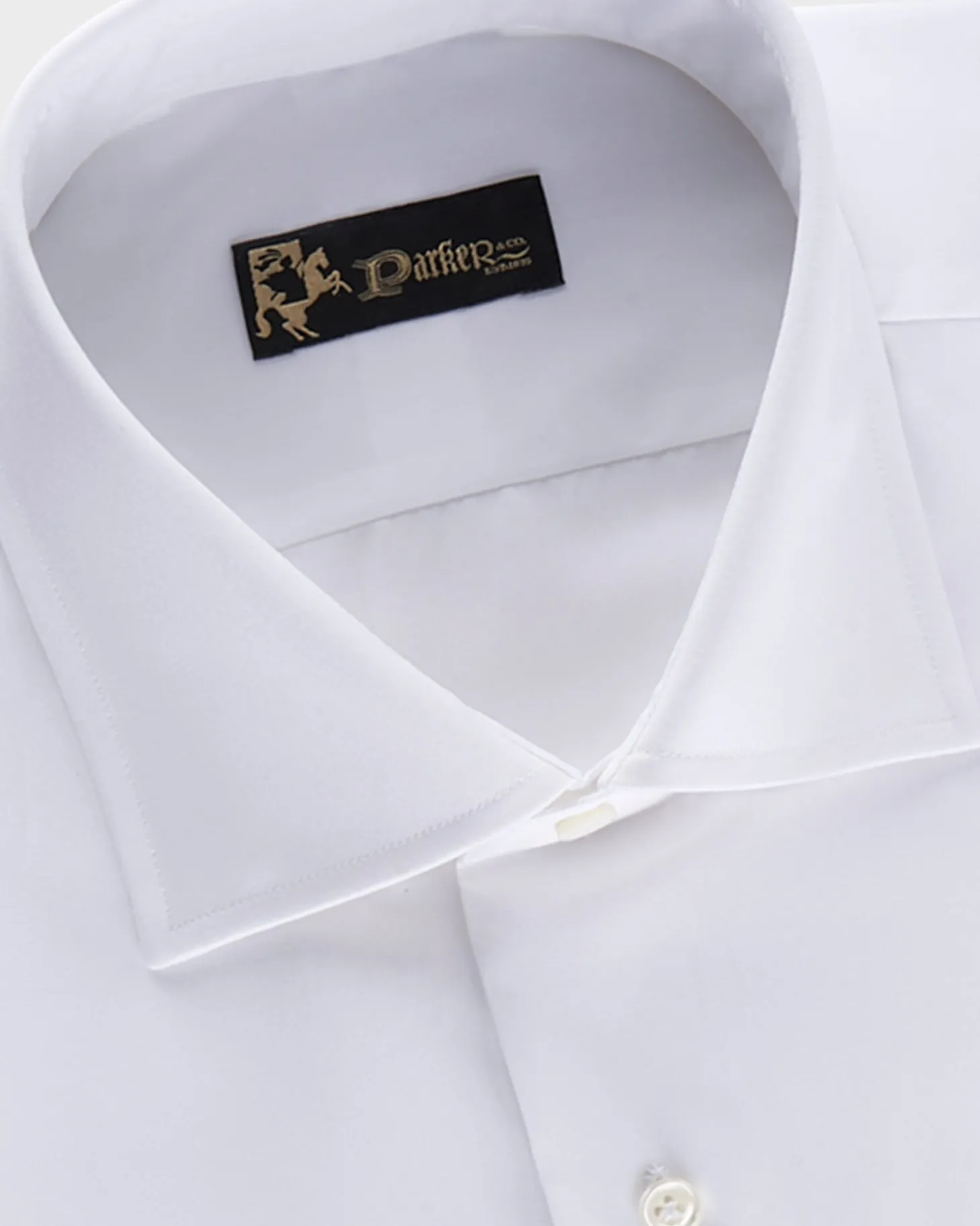 White Tailored Cotton Shirt