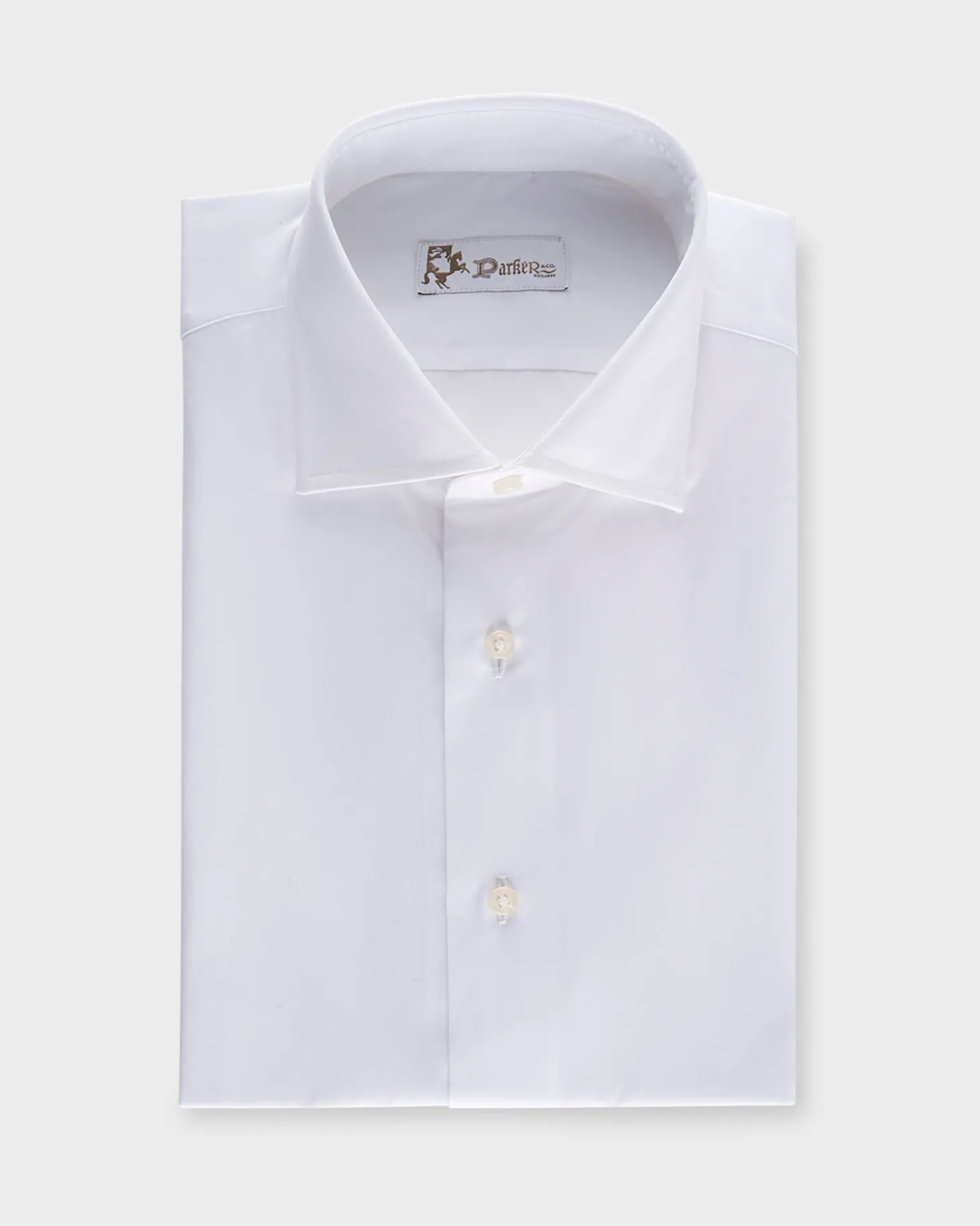 White Tailored Cotton Shirt