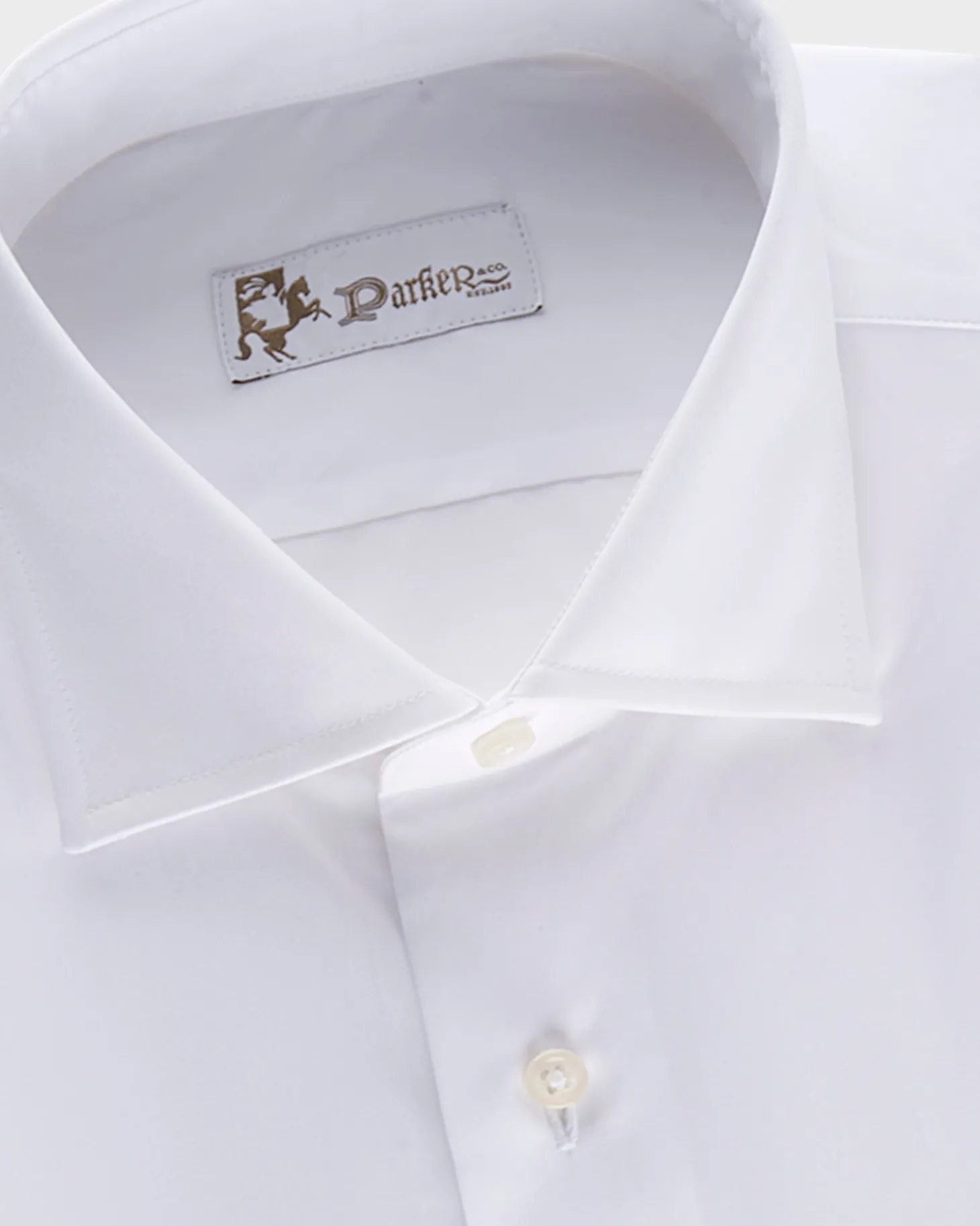 White Tailored Cotton Shirt