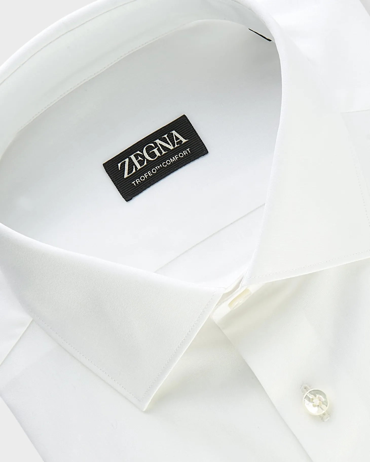 White Trofeo Comfort Cotton Shirt