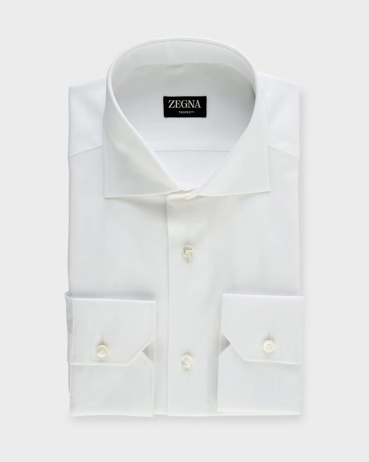 White Trofeo Comfort Cotton Shirt