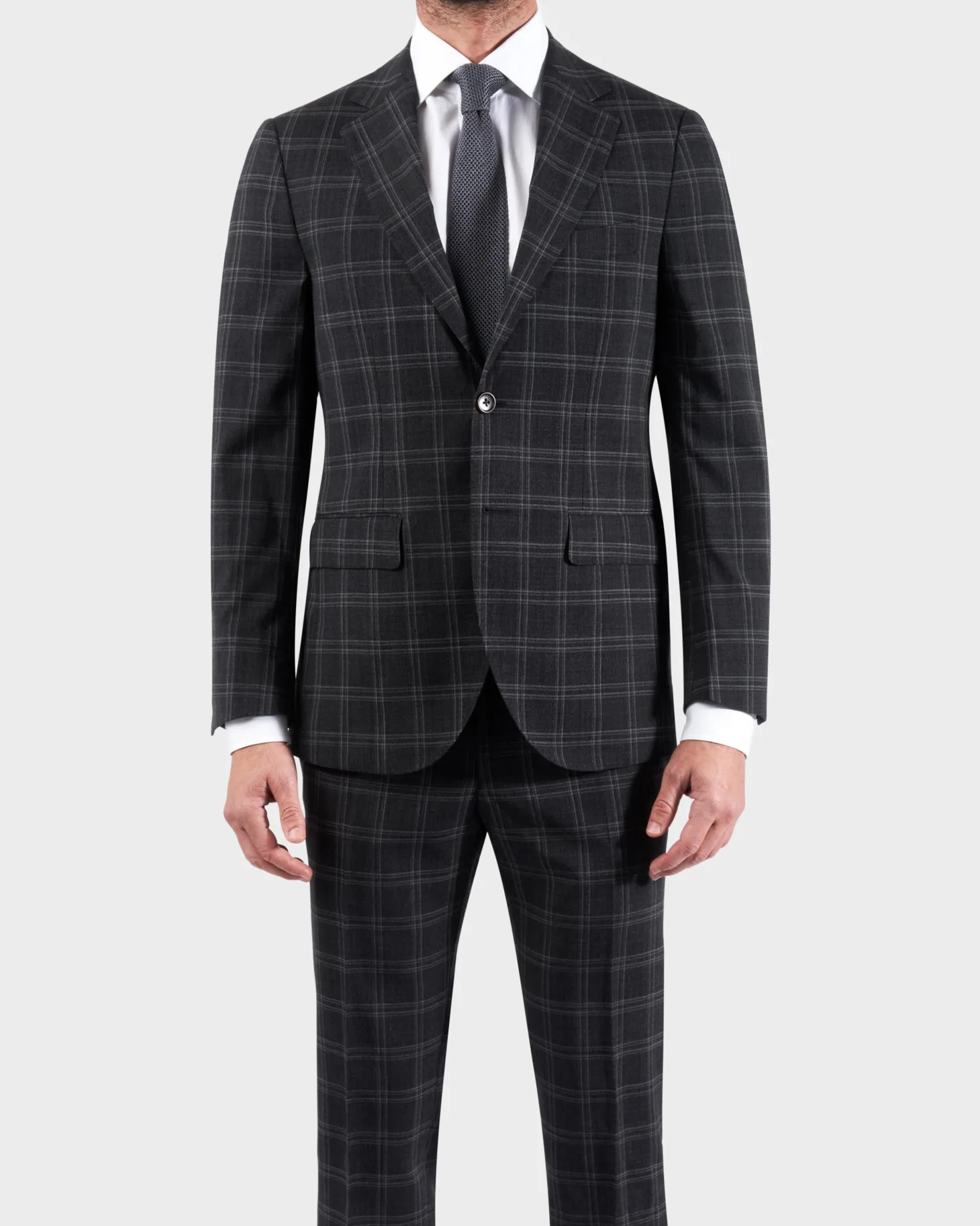 Window Pane Check Super 150 Wool Suit