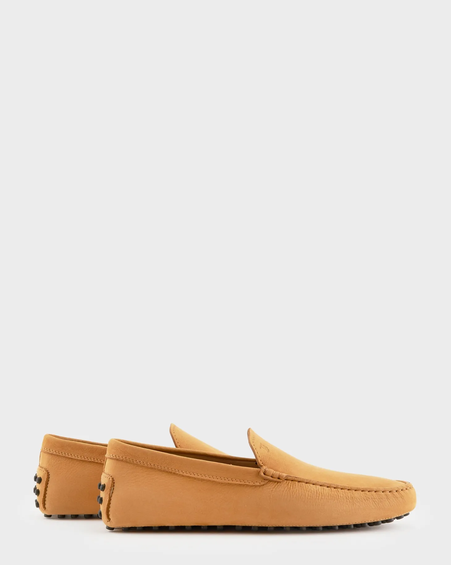 Yellow Nubuck Driving Shoes